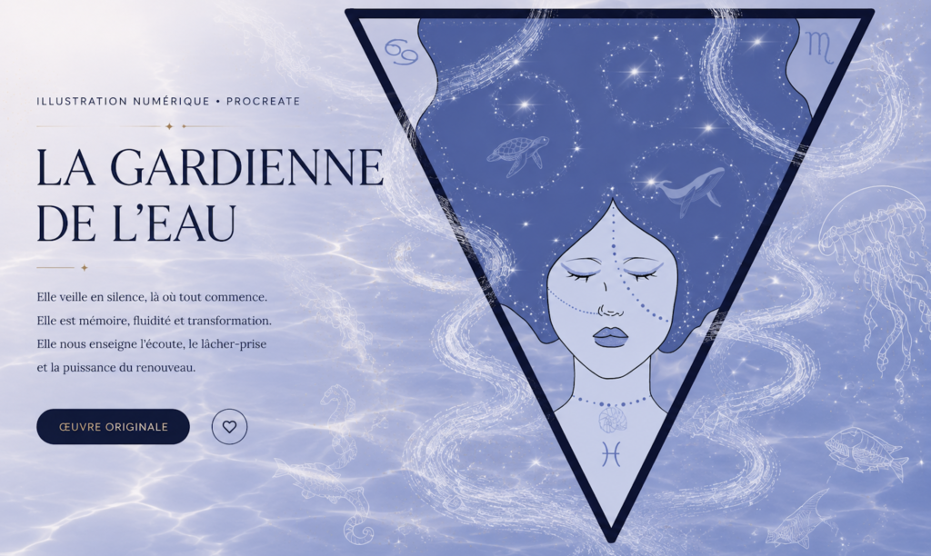 Illustration - La Gardienne de l'Eau
