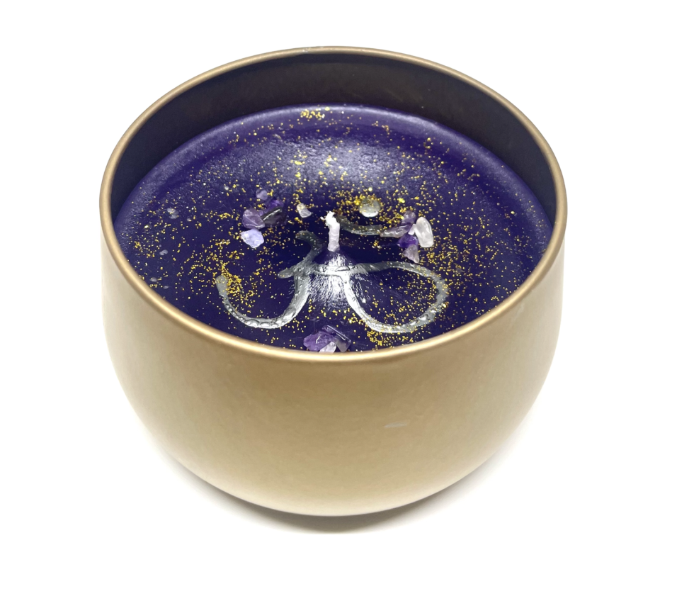 Bougie De Chakra En Verre - Chakra Racine – Les Minero De Ludo