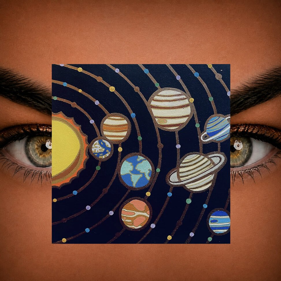 Tableau artistique – Voyage dans le Cosmos