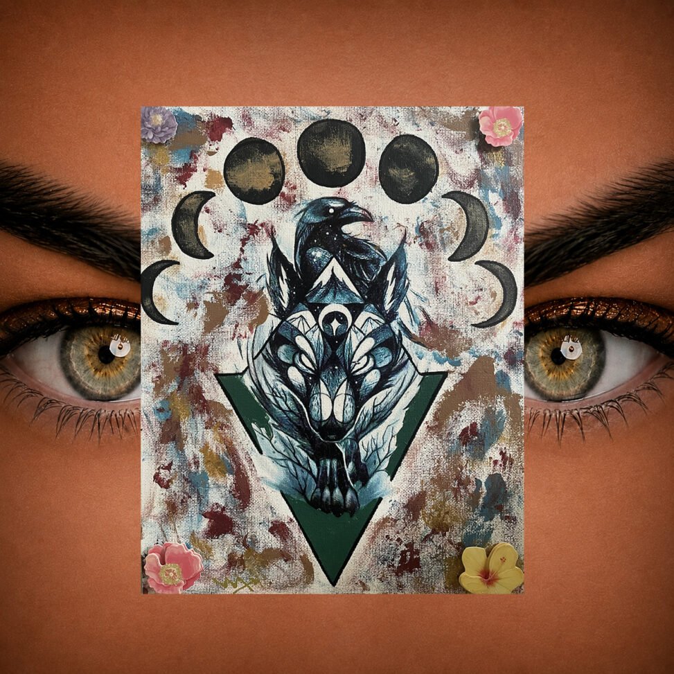 Tableau artistique – Le chant du corbeau