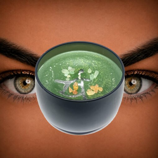 Bougie artisanale – Chakra du coeur “Anahata”