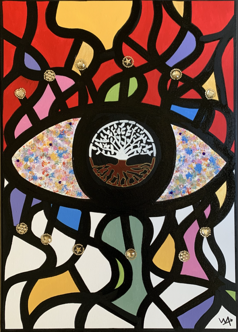 Tableau artistique - L'Oeil de la conscience