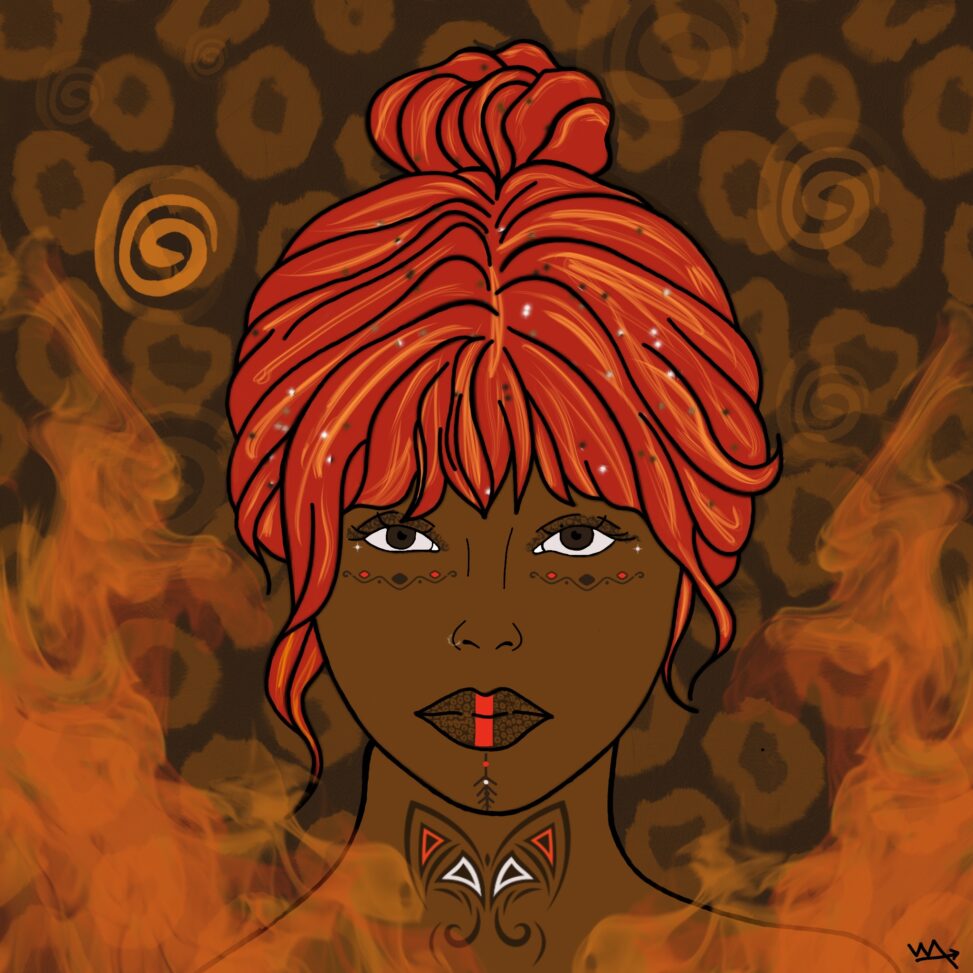 Illustration - Celle qui porte le feu