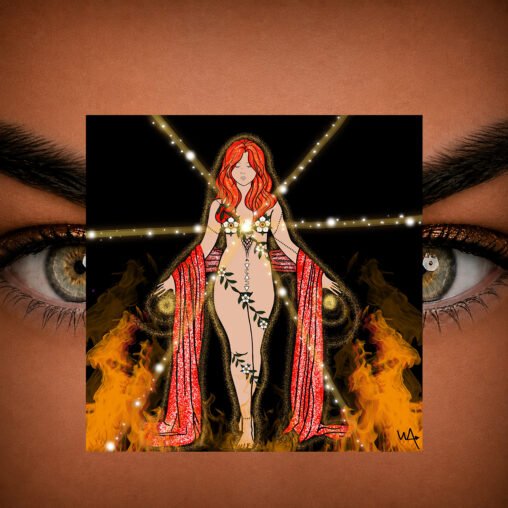 Illustration - La Prêtresse du Feu Sacré
