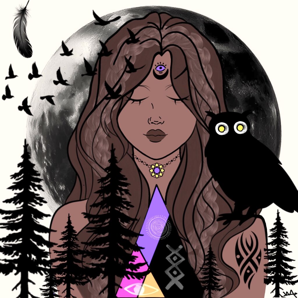 Illustration - La Gardienne des Mondes intérieurs