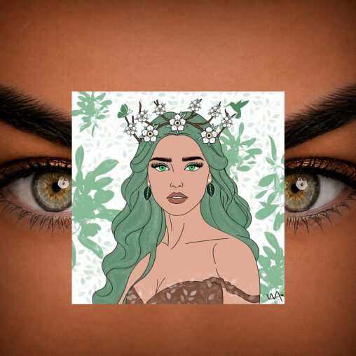 Illustration - Nymphe d'Emeraude