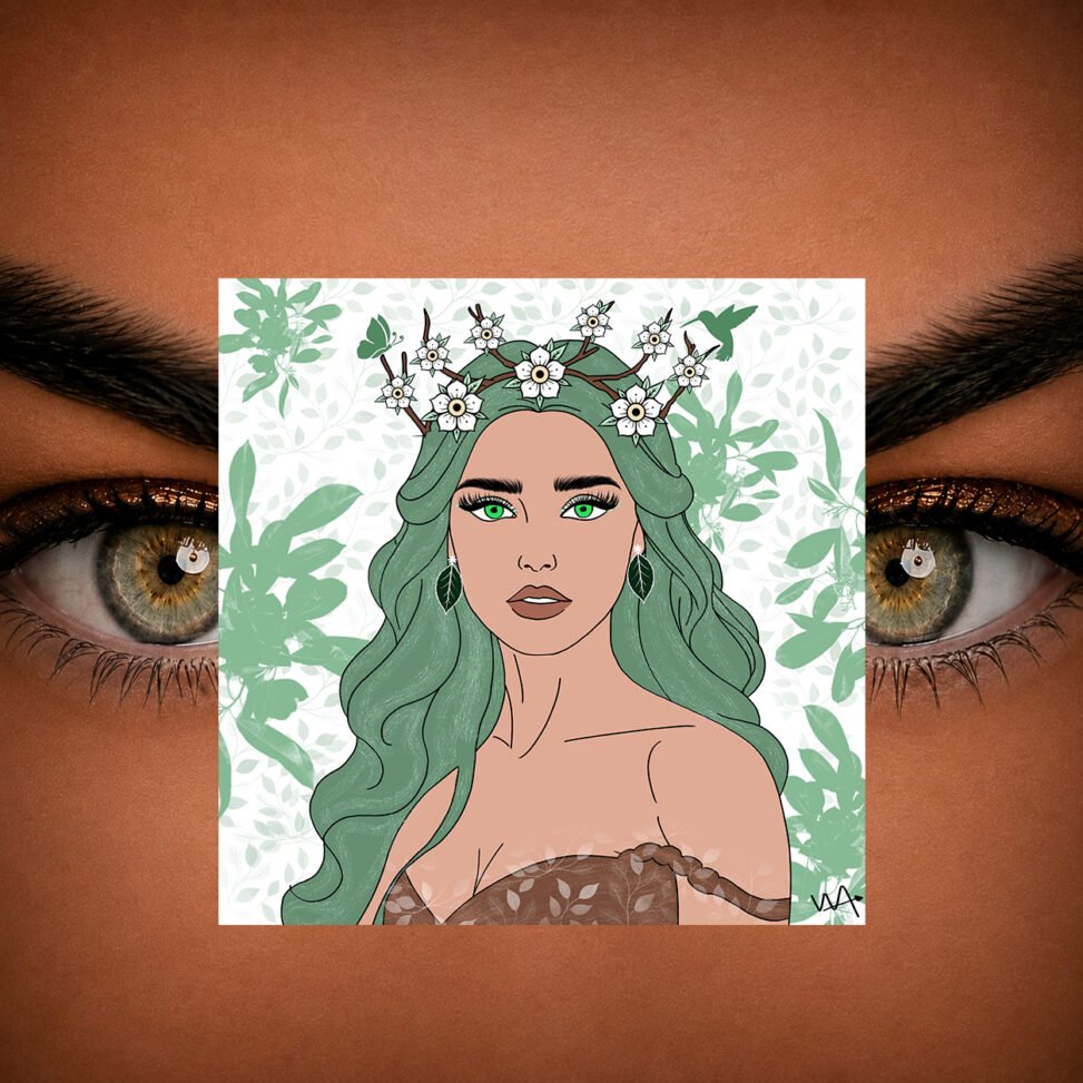 Illustration - Nymphe d'Emeraude
